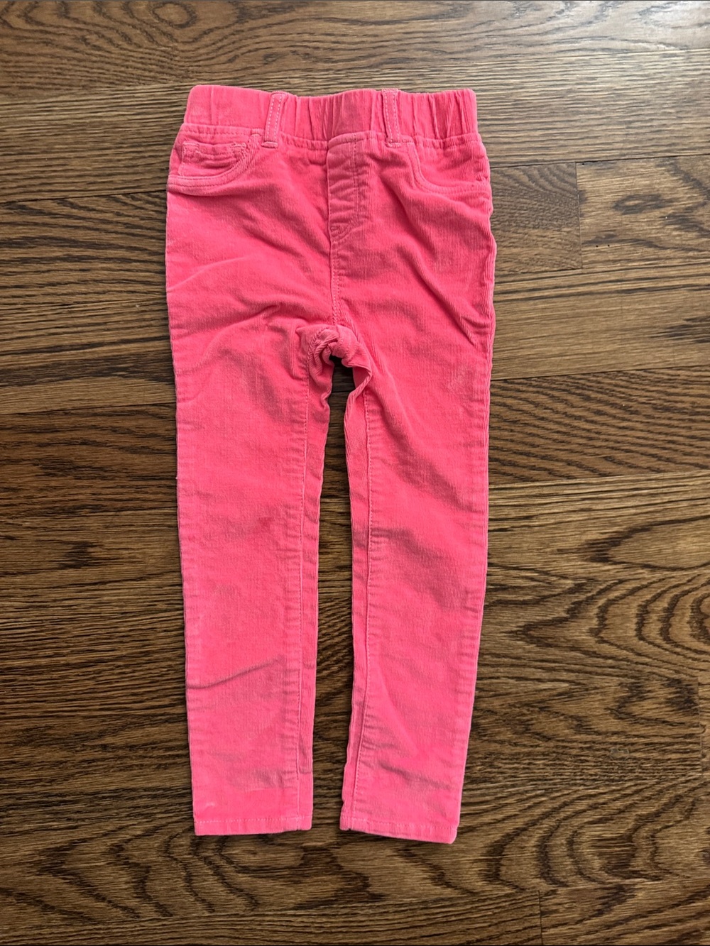 GAP Bright Pink Corduroy Stretch Leggings